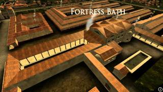 Animation of ancient Roman Fort in Caerleon Wales [upl. by Uv]