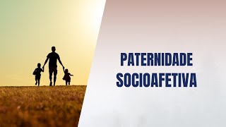 Paternidade socioafetiva [upl. by Coffee]