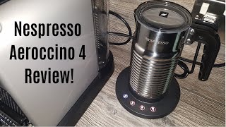 Nespresso Aeroccino 4 Milk Frother Review  Worth upgrading from the Aeroccino 3 [upl. by Omiseno]