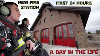 First 24 Hours in a New Fire Station  A Day in the Life [upl. by Aiekram]