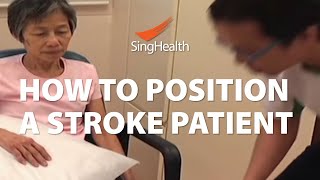 How To Position A Stroke Patient [upl. by Schaper]