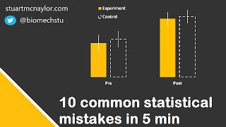 Ten Statistical Mistakes in 5 Min [upl. by Anchie]