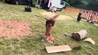 A fabulous range of wooden sculpture at Caerleon festival 2024 [upl. by Berna]