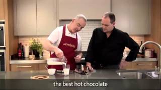 How to make a hot chocolate using an aerolatte milk frother [upl. by Agee]