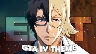 Aizen x Urahara  GTA IV Theme Edit [upl. by Anesor615]